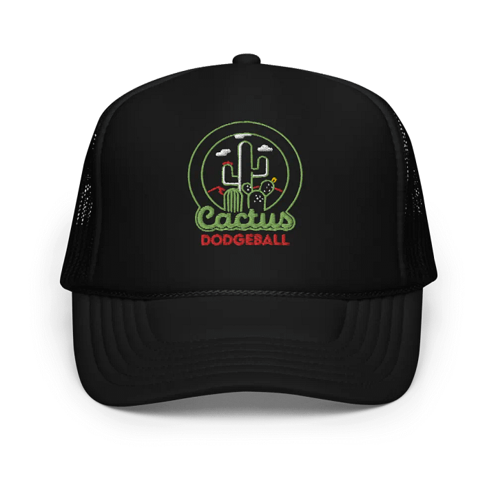 Cactus Dodgeball Foam Trucker Hat product image (1)