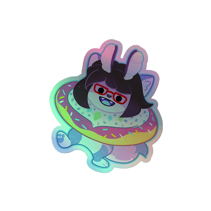 Holo Robin Donut Sticker product image (2)