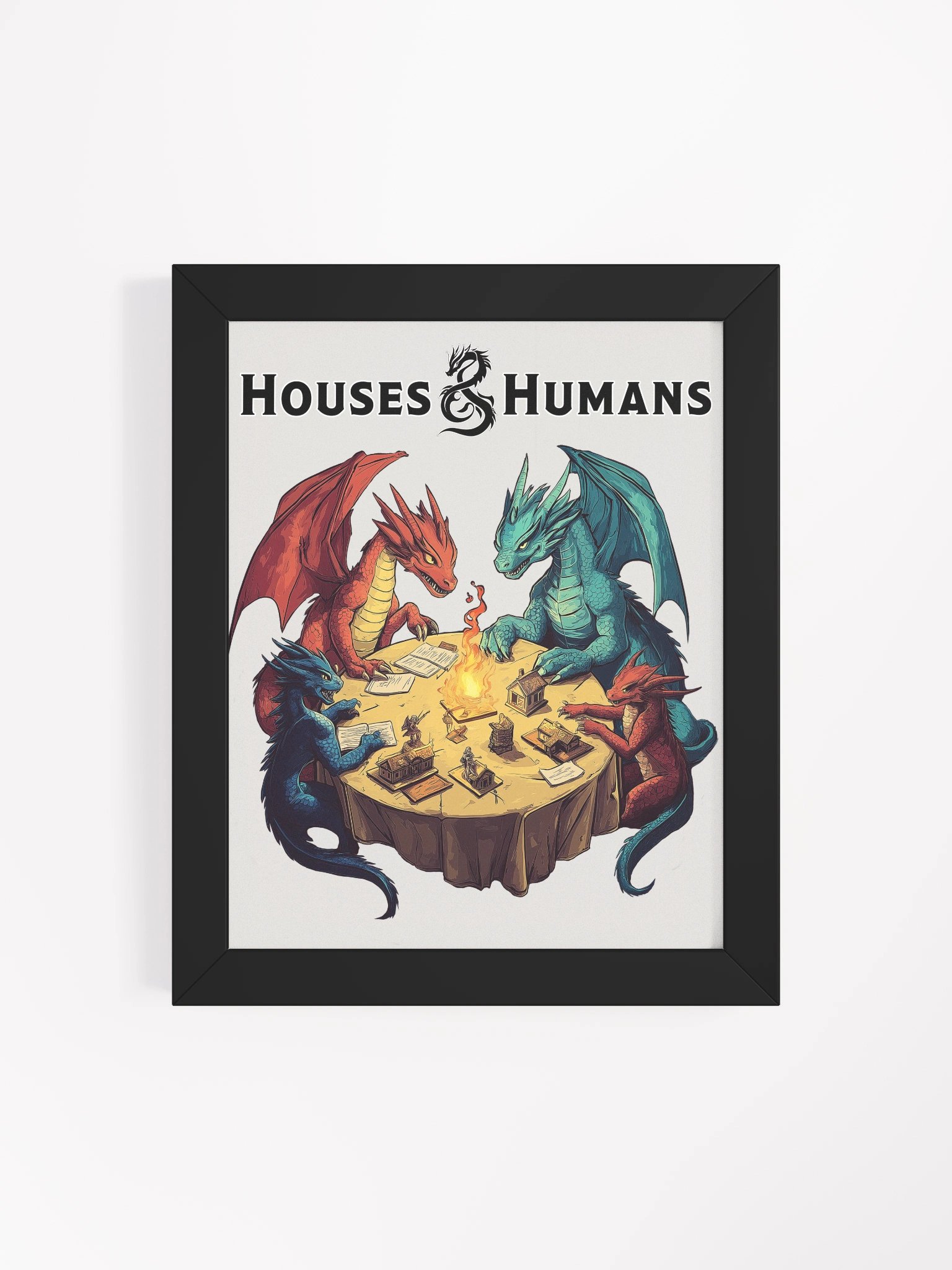 Houses and Humans - Framed Poster product image (31)