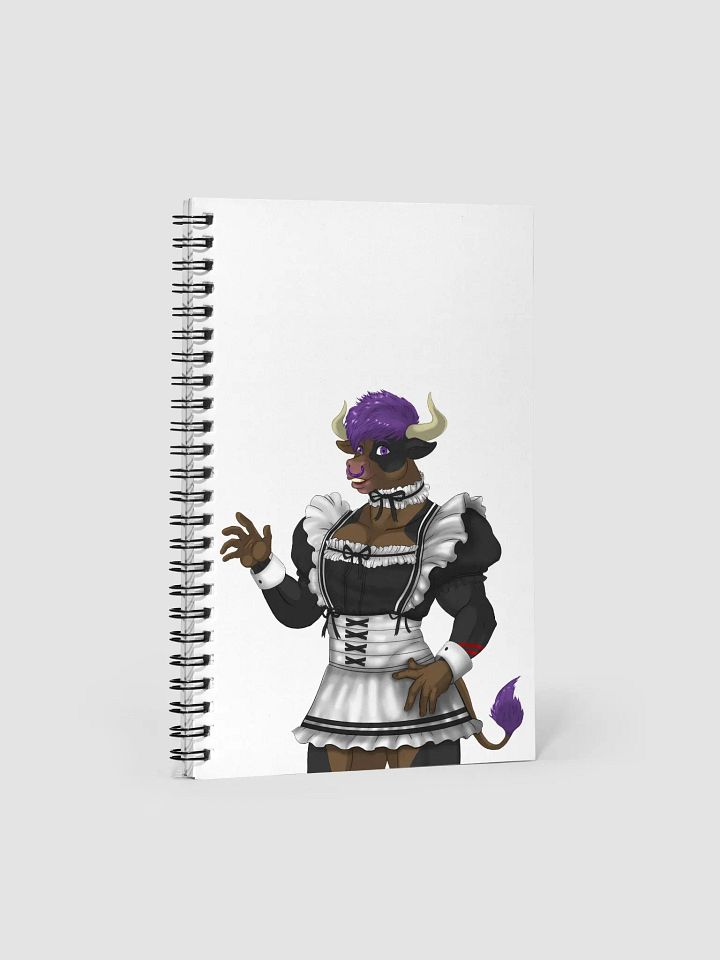 "Maid-Chan Yuuma" Spiral Notebook product image (1)