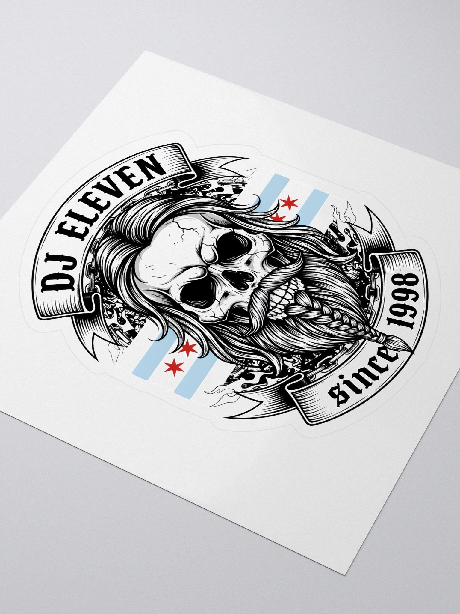Chicago made sticker product image (3)