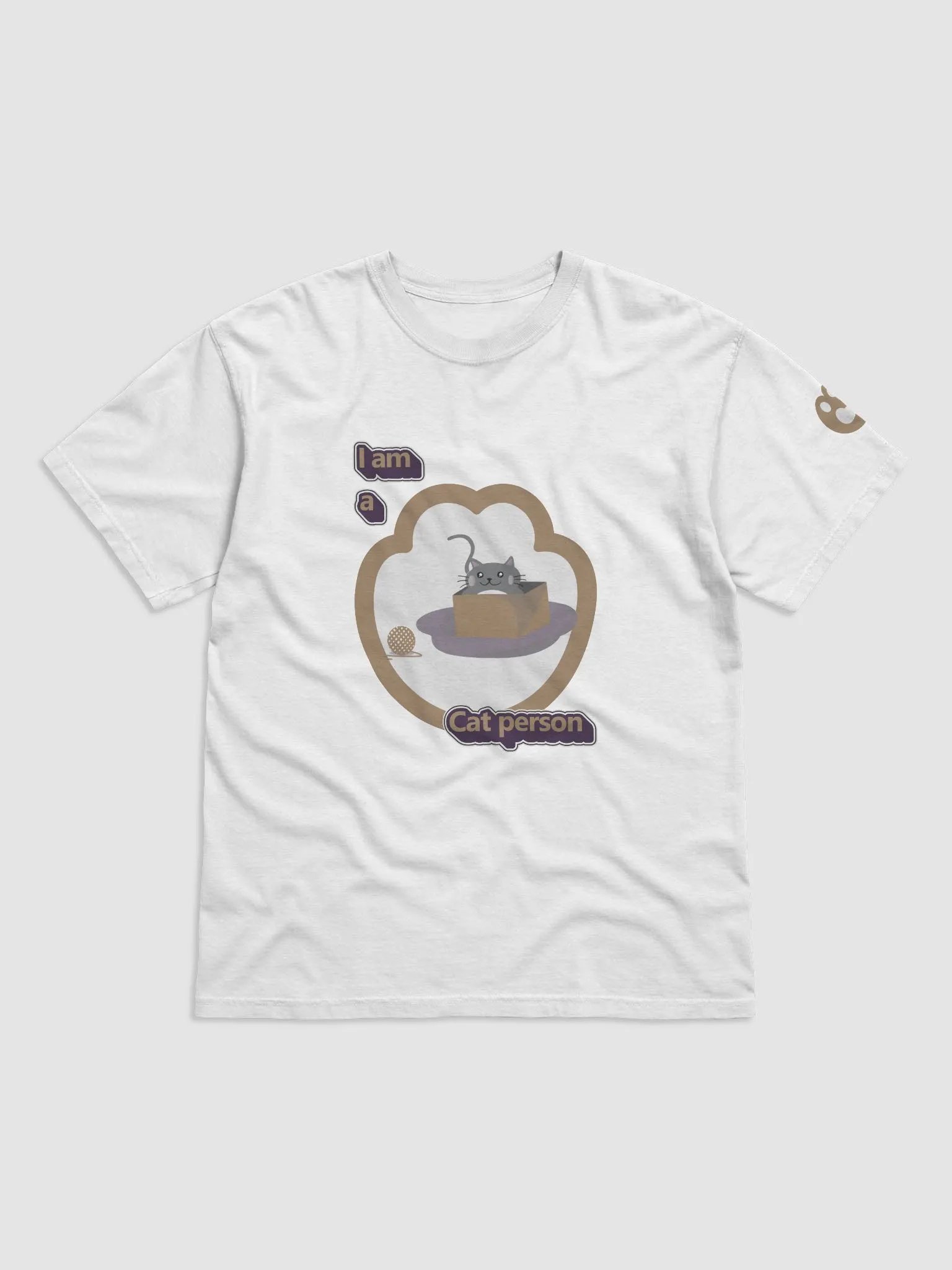 Cat Person Paw T-Shirt product image (1)