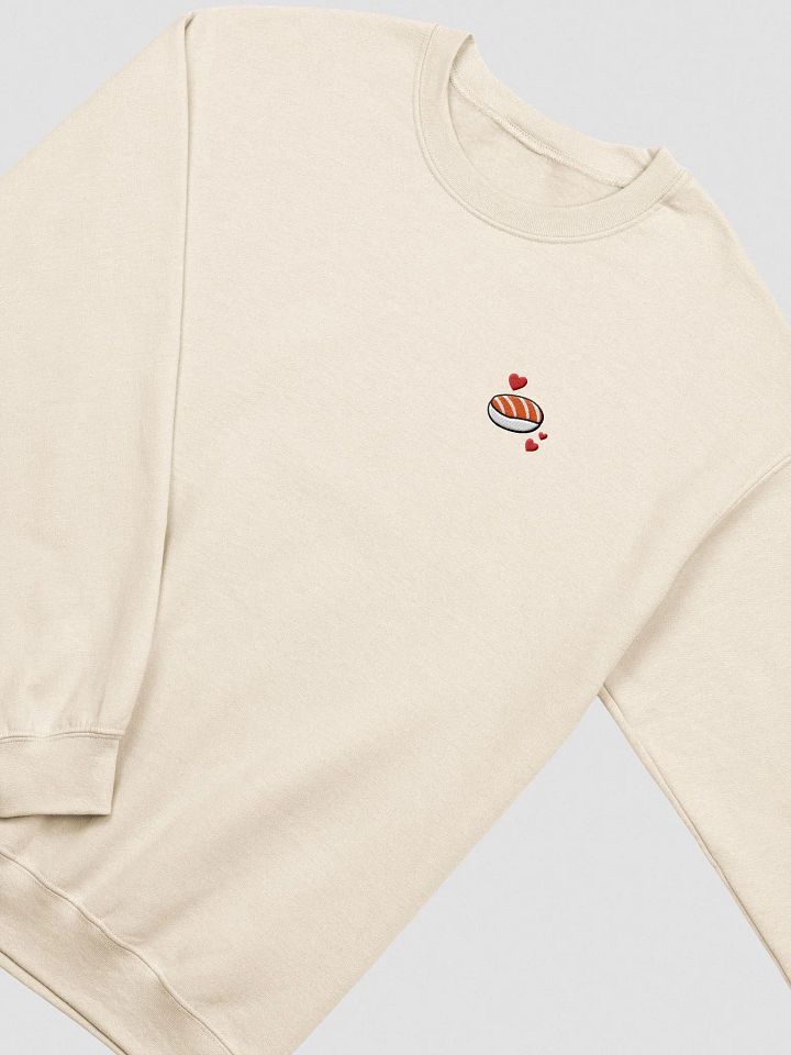 salmon embroidered crewneck product image (7)
