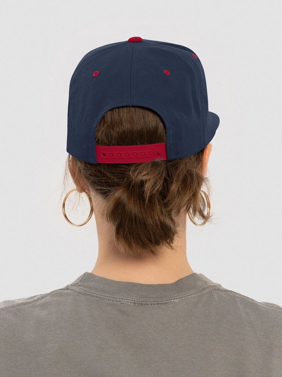 Leaping Pig Logo LIGHT (Yupoong Wool Blend Snapback Cap) product image (77)