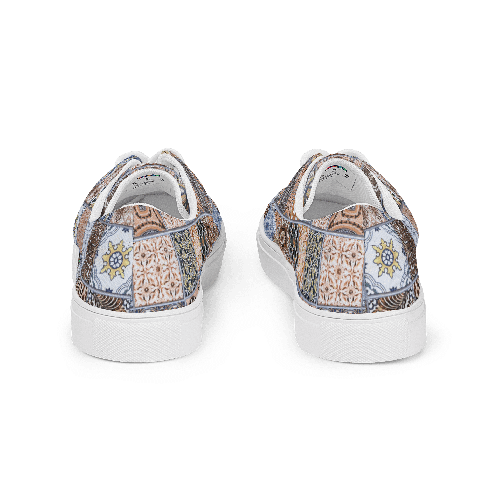 Eclectic Tiles Men's Lace-Up Canvas Shoes product image (4)
