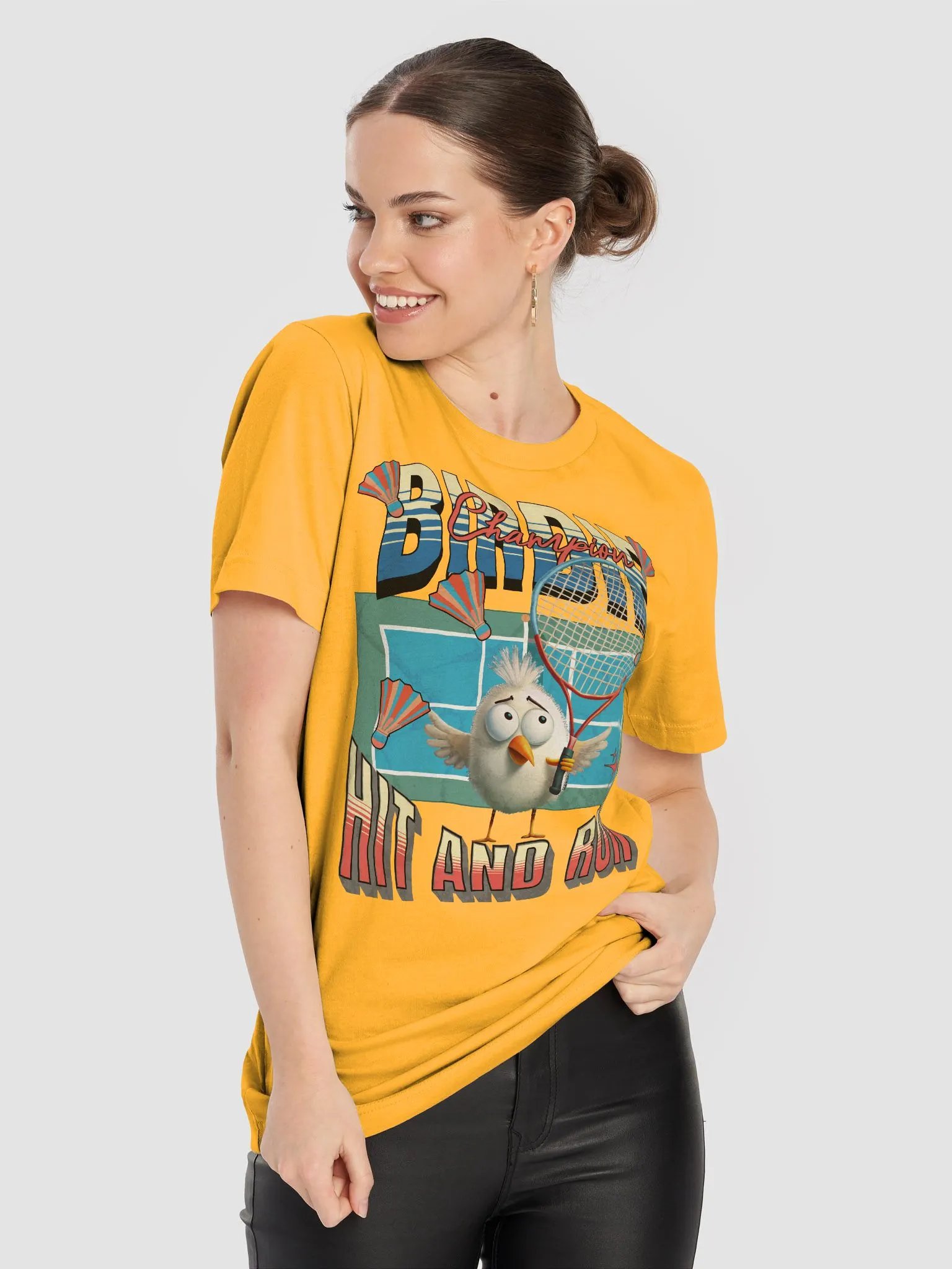 Birdie Champion Hit and Run Badminton T-shirt product image (5)