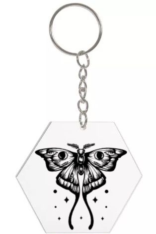 Moth (Style 1) Key Chain! product image (2)