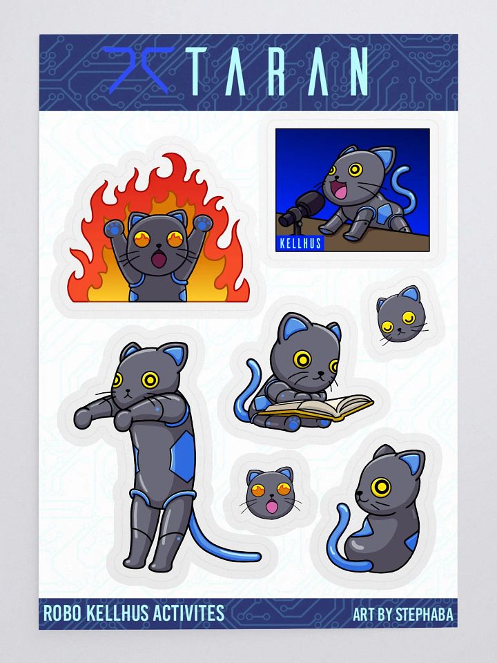 Robo Kellhus Activities Sticker Sheet product image (1)
