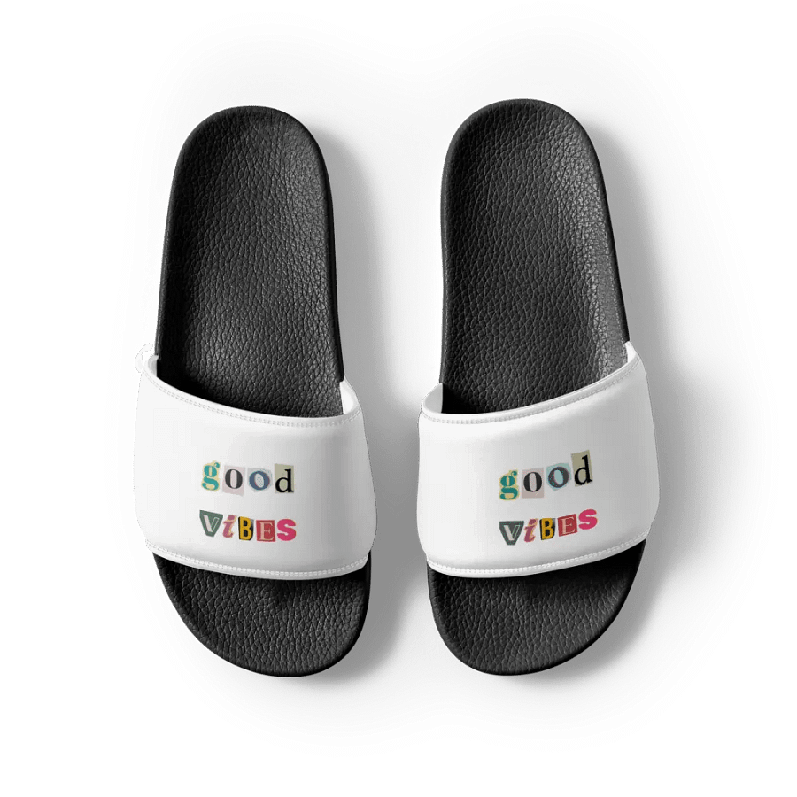 Good Vibes Collage Men's Slides product image (5)