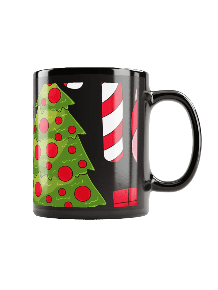 Christmas Delight Black Glossy Mug product image (1)