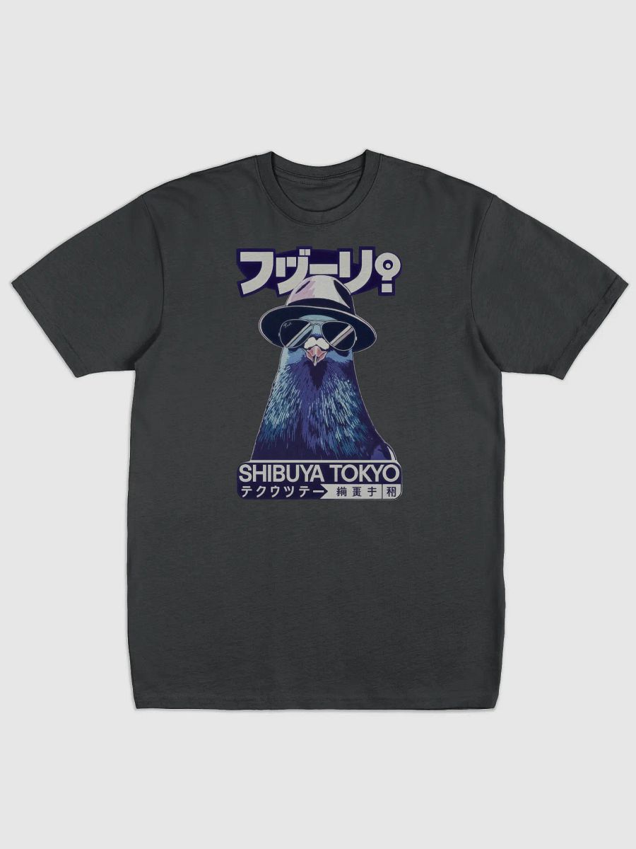 Shibuya Pigeon Cool Cotton Heritage Men's Premium Heavyweight Tee product image (1)