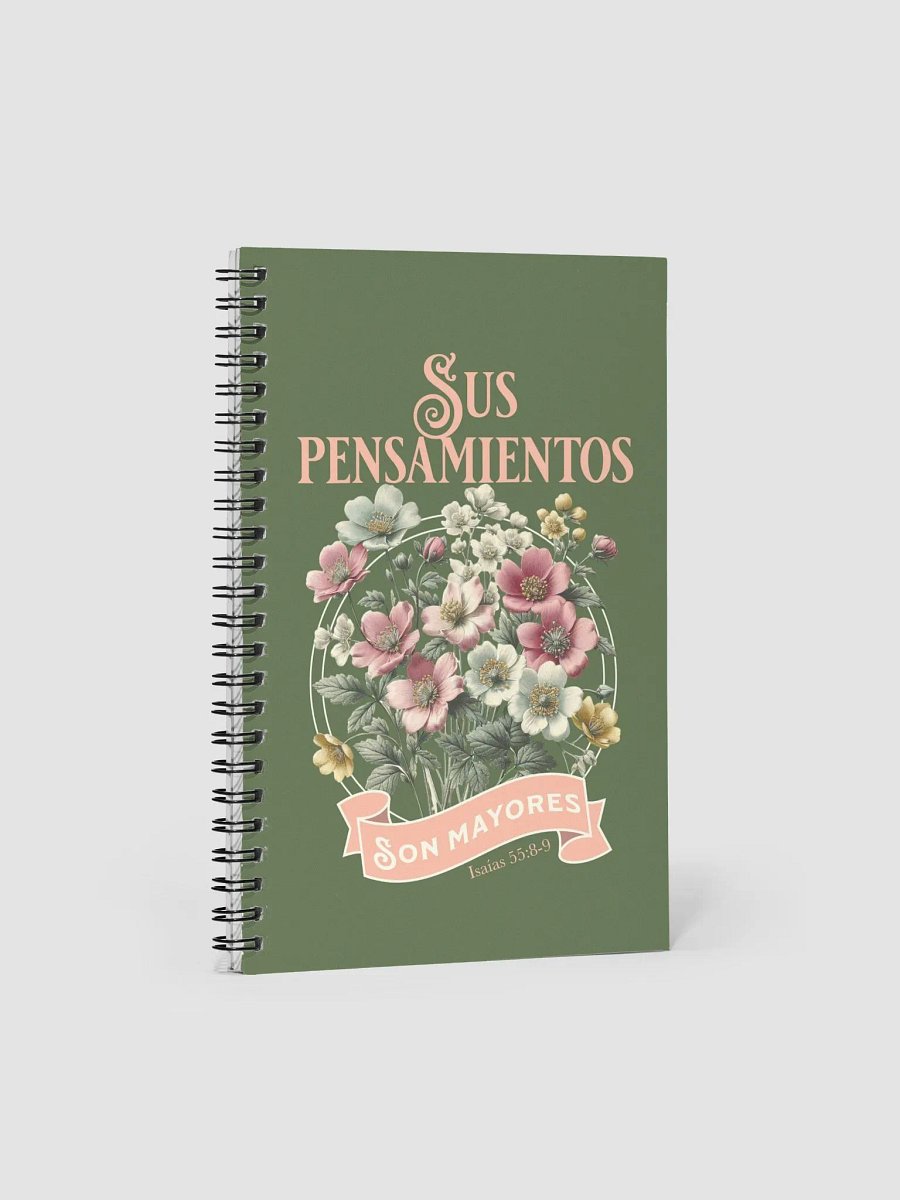 Sus pensamientos Spiral Notebook product image (1)