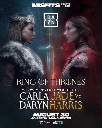 The stage is set. 🥊

@colossalcombat fighter Daryn Harris takes on reigning champion Carla Jade for the Lightweight Title on ...