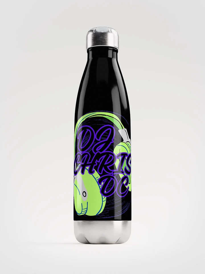 Glossy Steel Thirst Quencher With Lime Green Graphic product image (1)