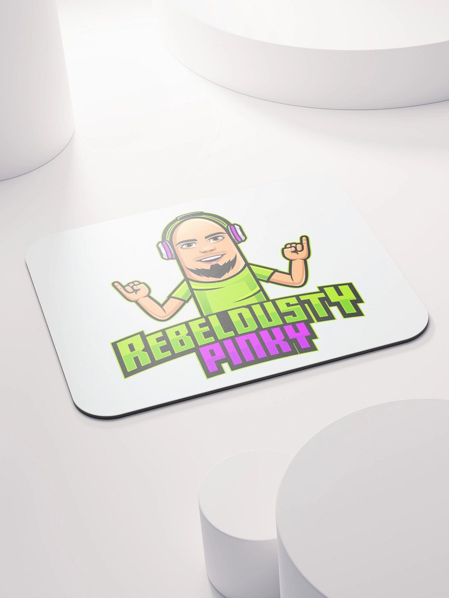 RebelDustyPinky Logo Mouse Pad product image (4)