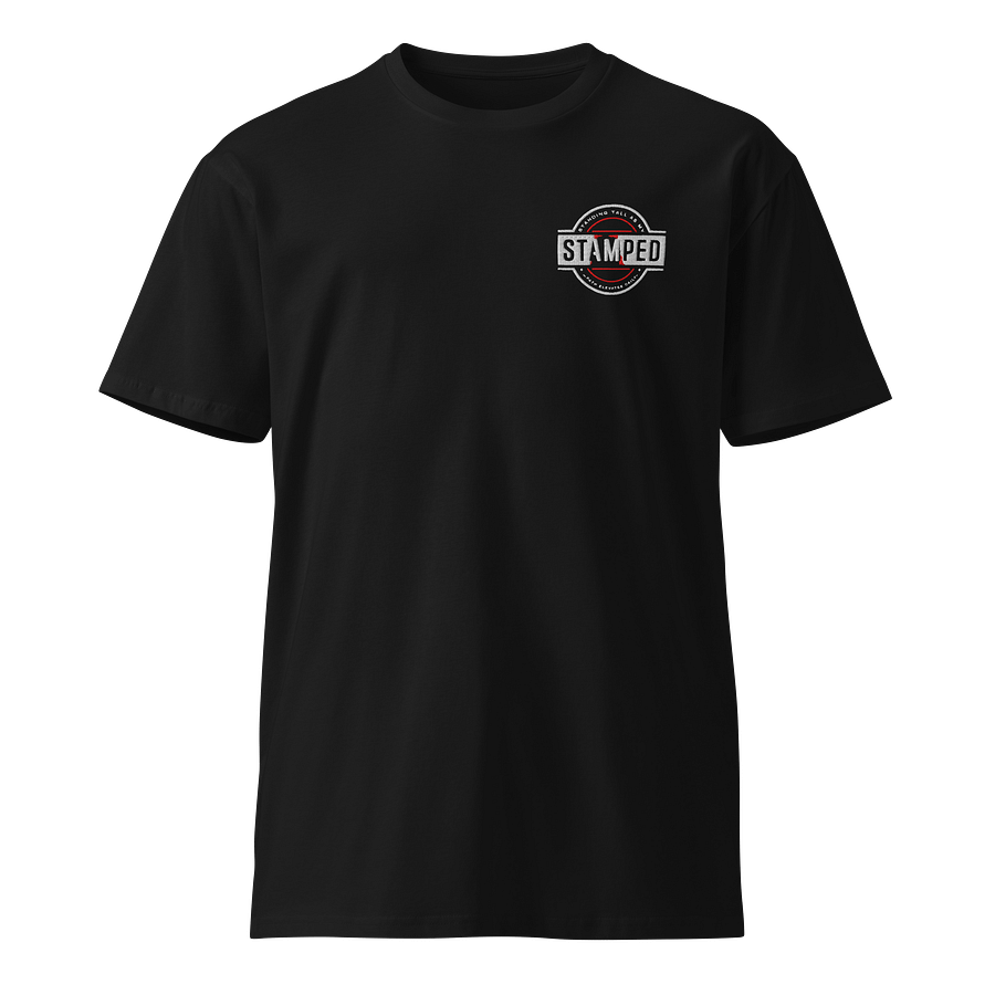 BLACK AND RED T-shirt LOGO''STAMPED' product image (2)