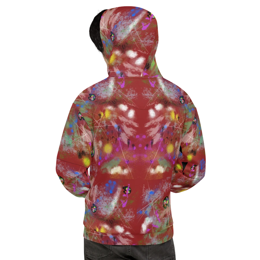 Splatter-Wear #2 All-Over-Print Unisex Hoodie/Red product image (7)