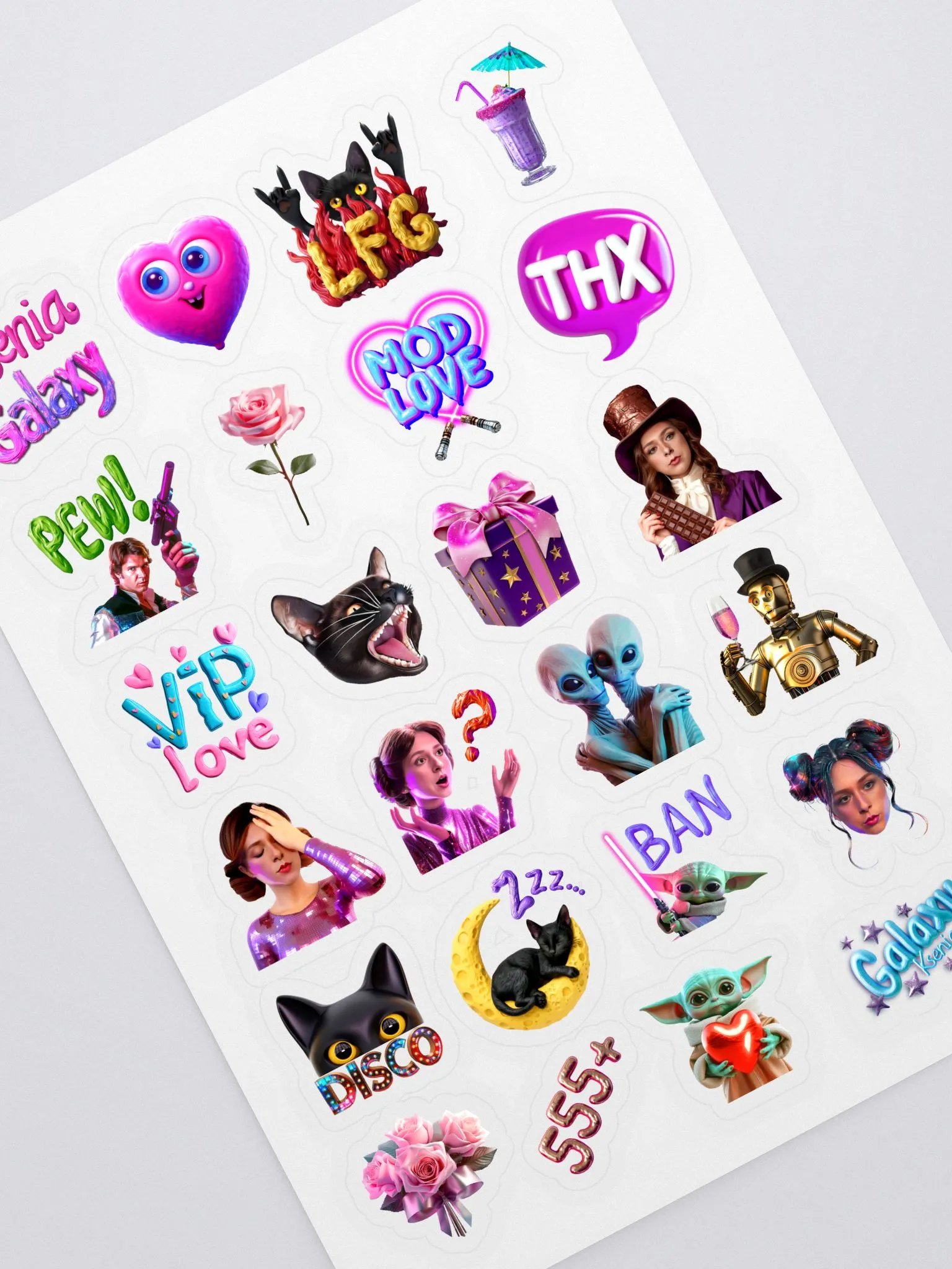 Galaxy stickers product image (1)