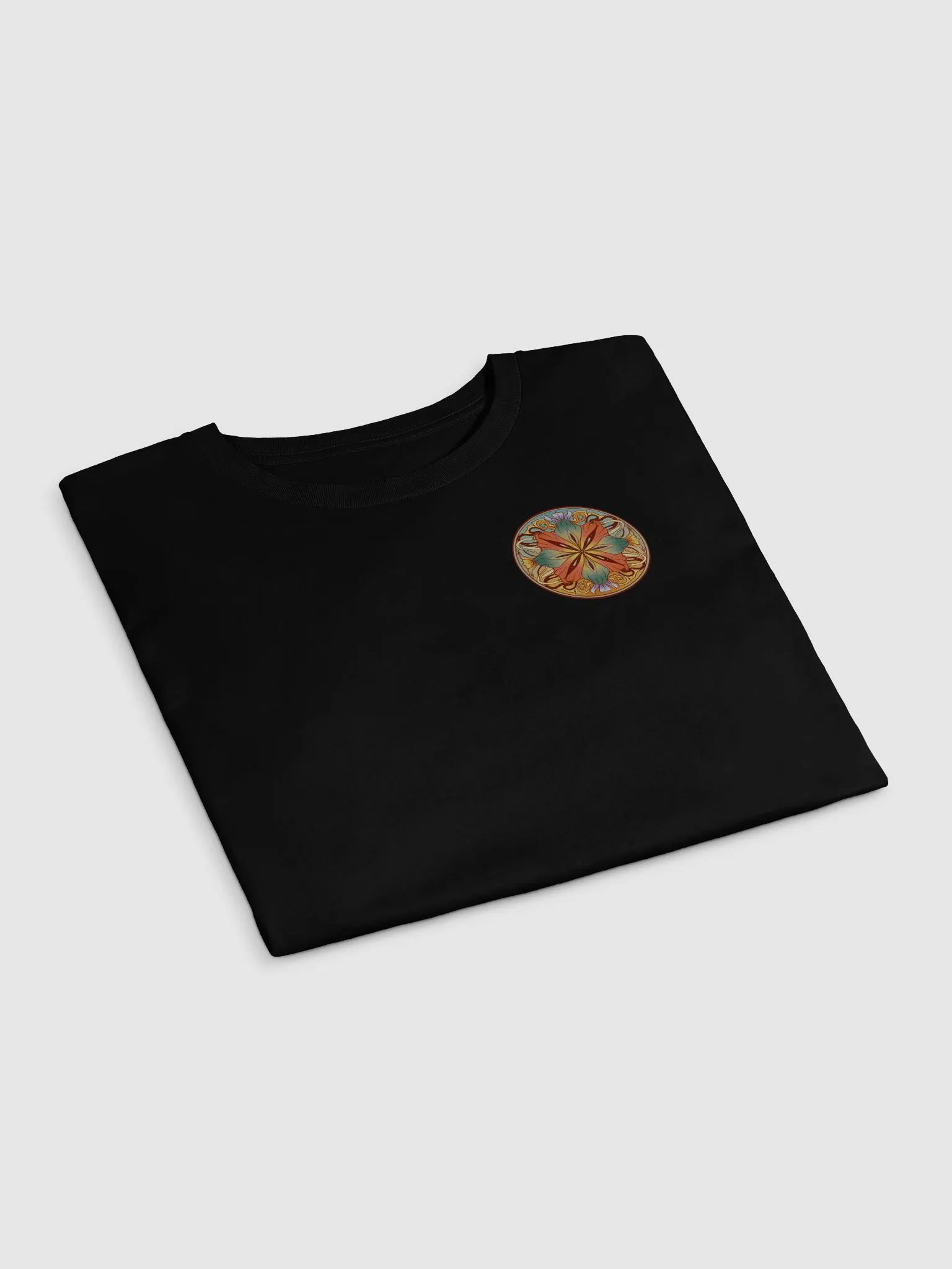 Teal Floral Mandala - Crop Top product image (3)