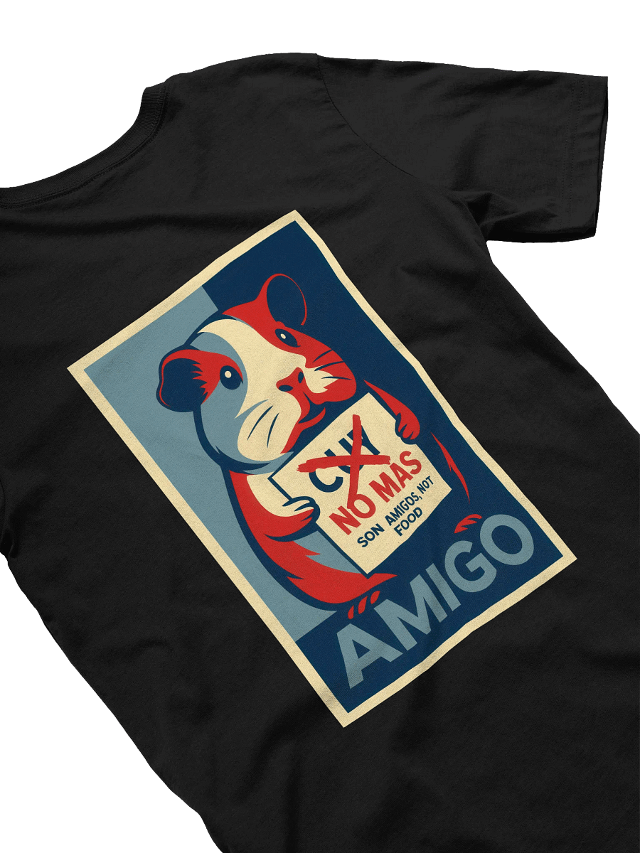 Cuy NO MÁS - Friends Not Food T-Shirt by GUINEA NATION product image (4)