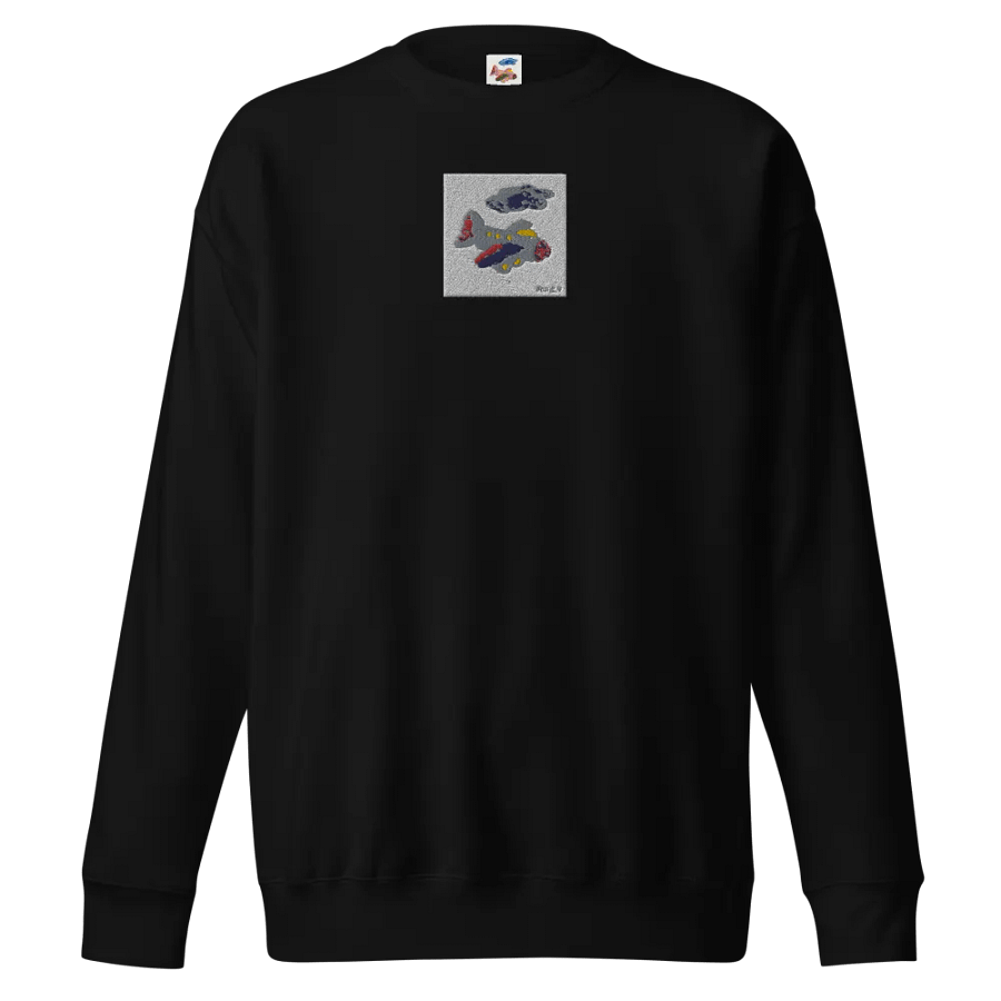 Kid Airplane (Cotton Heritage Premium Sweatshirt) product image (9)