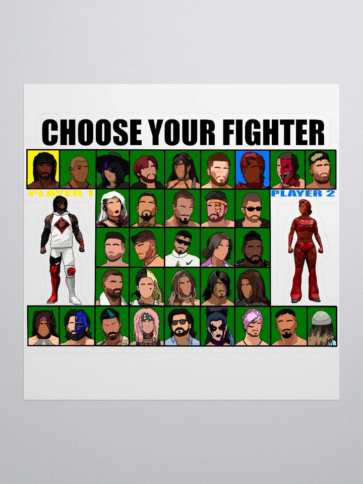 PEPW Choose Your Fighter Judah x Skaar Sticker product image (1)