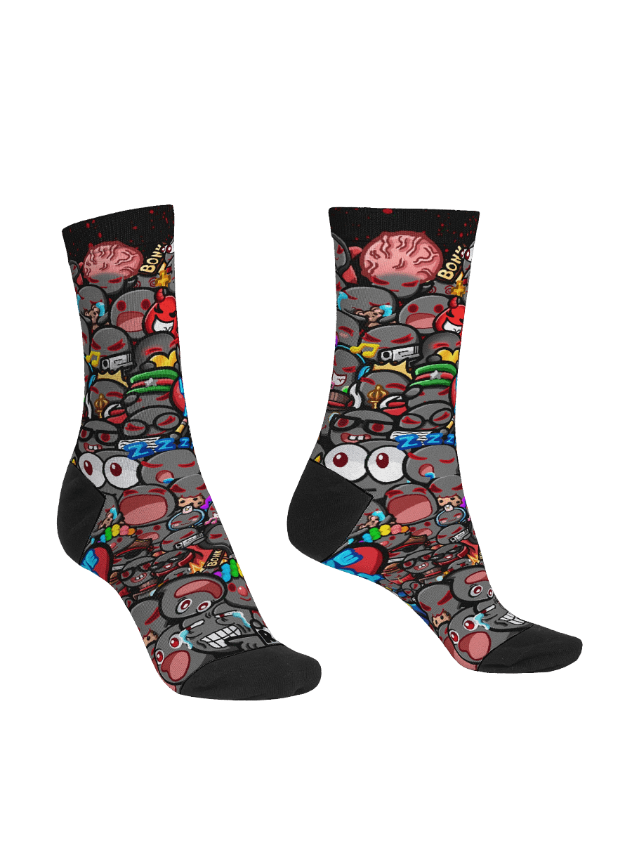 Emote-tional Support Crew Socks product image (2)