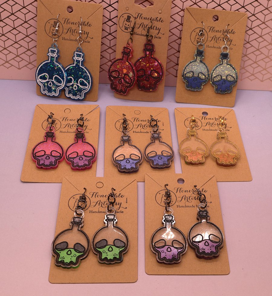 Poison Bottle Earrings product image (3)