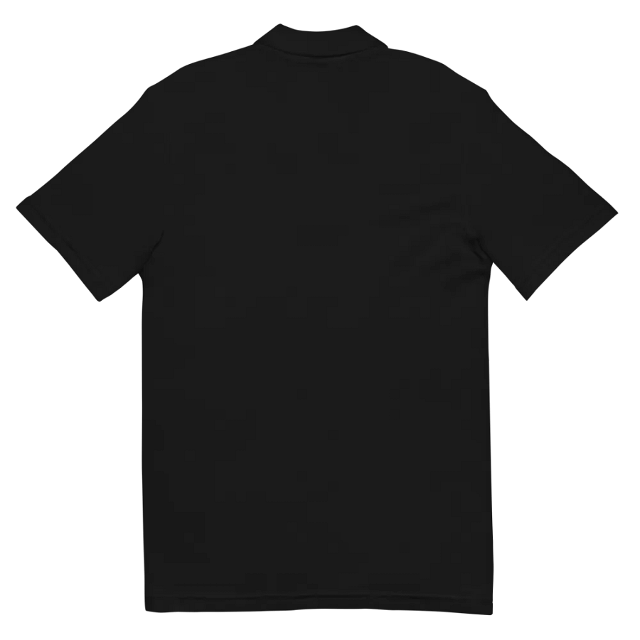 UNISEX HOT BOX FAM GOLD HEART LOGO BLACK POLO product image (10)