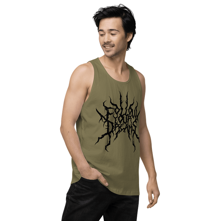 Metal Krewmate Tank (Masculine Cut) - Follow Your Dreams (Black Logo) product image (8)