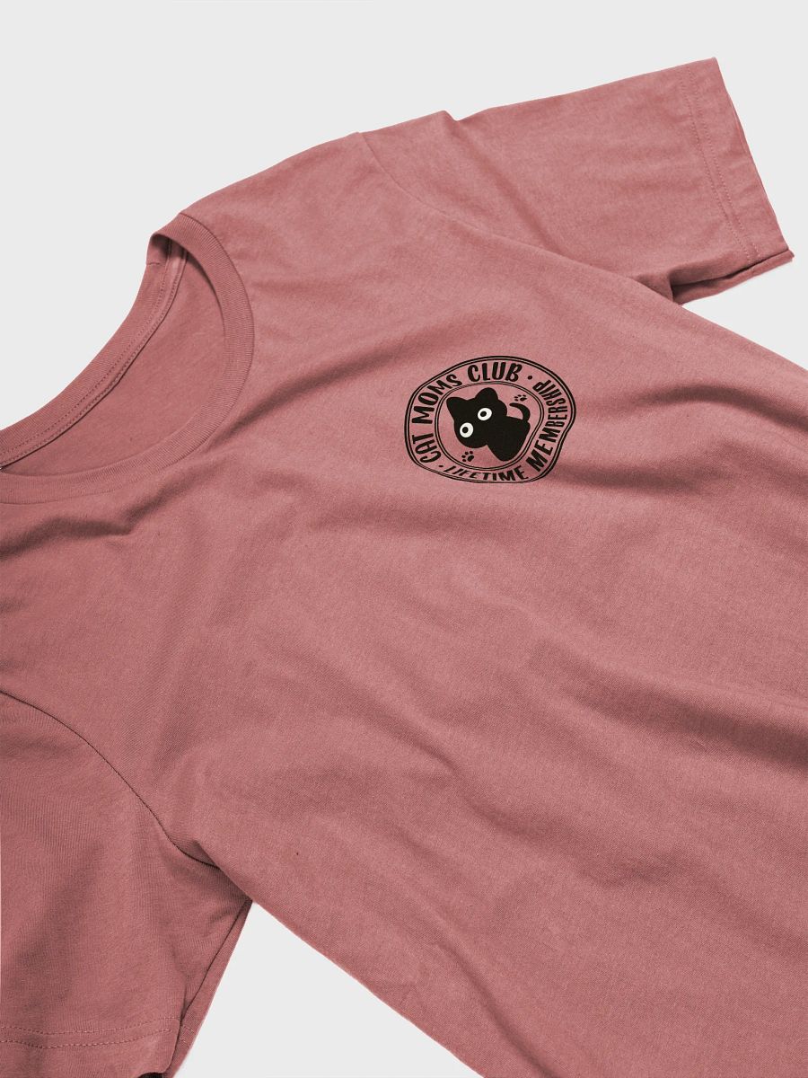 Cat Moms Club Unisex Tee (Left Chest Print) product image (4)