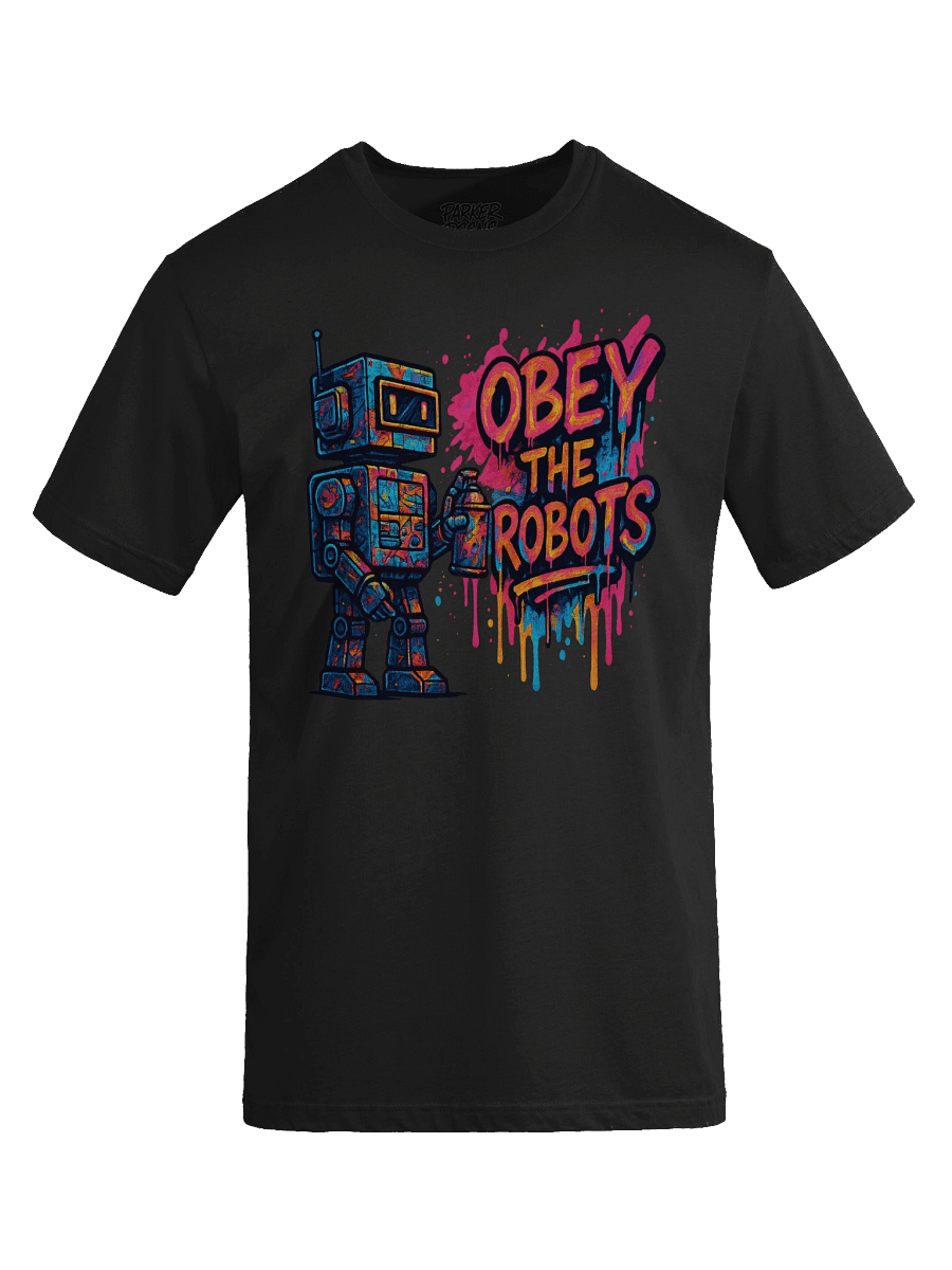 Obey the Robots – Retro Graffiti Street Art product image (8)