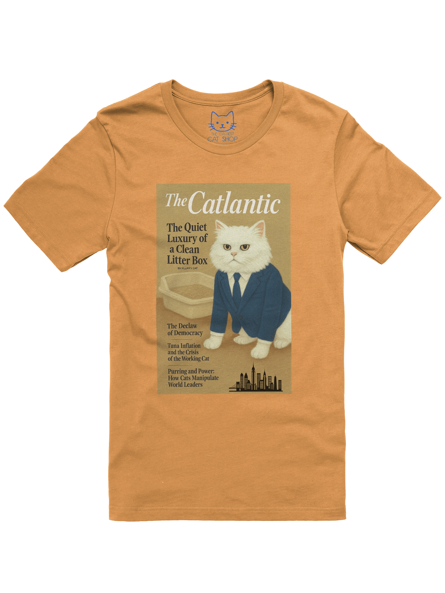 The Catlantic Magazine Parody "Quiet Luxury" Unisex T-Shirt product image (49)