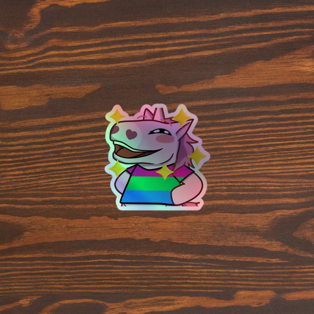 POLY Pride Holographic Sticker product image (5)