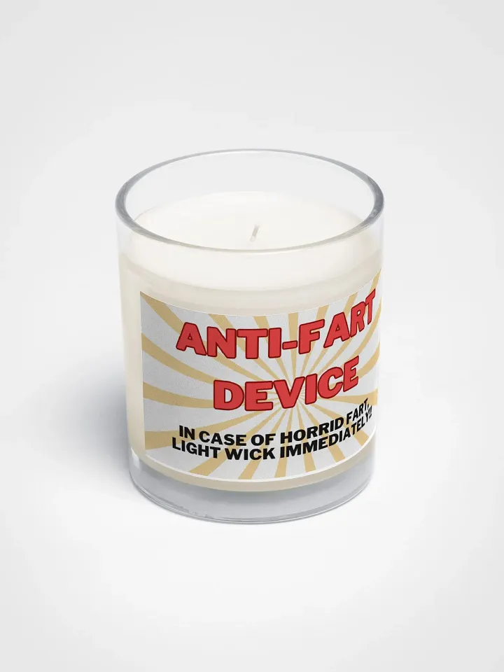 Anti-Fart Device Soy Candle - Unscented product image (2)