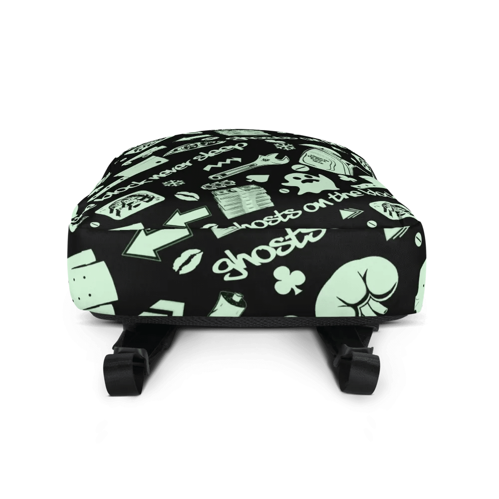 A8M - Ghosts On The Block Never Sleep Bookbag (Creamy April) product image (3)