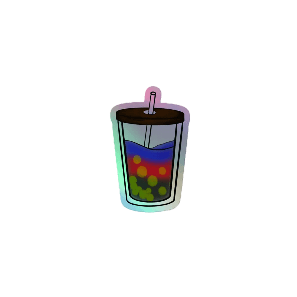 Poly Pride Bubbly Delight - Holographic Sticker Set product image (7)