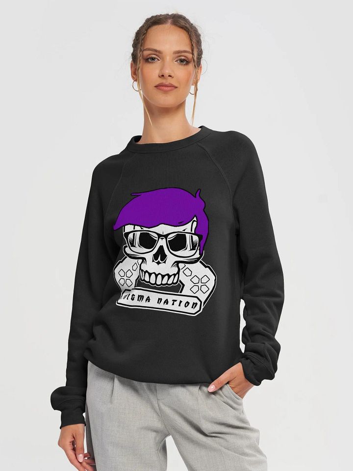 Enigma Nation Bella+Canvas Unisex Sponge Fleece Raglan Sweatshirt product image (9)