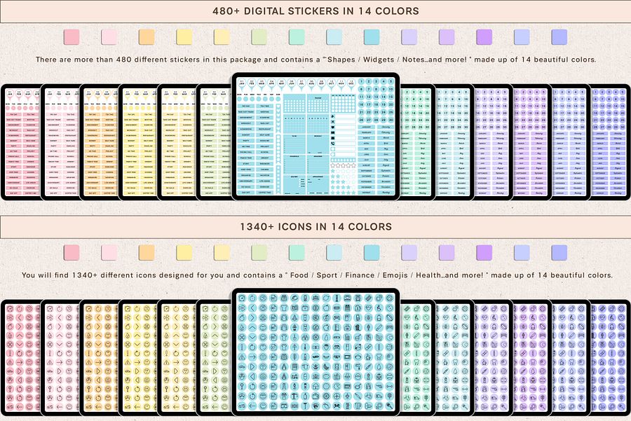 All-in-One 2025 Business Planner | Goodnotes Digital Planner | iPad Daily Journal for Weekly, Monthly, & Yearly Planning | Digital Calendar product image (6)