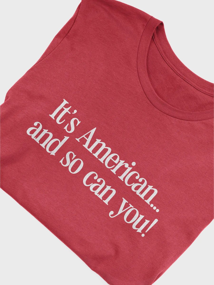 It's American Slogan T-Shirt - Red - Limited Edition product image (5)