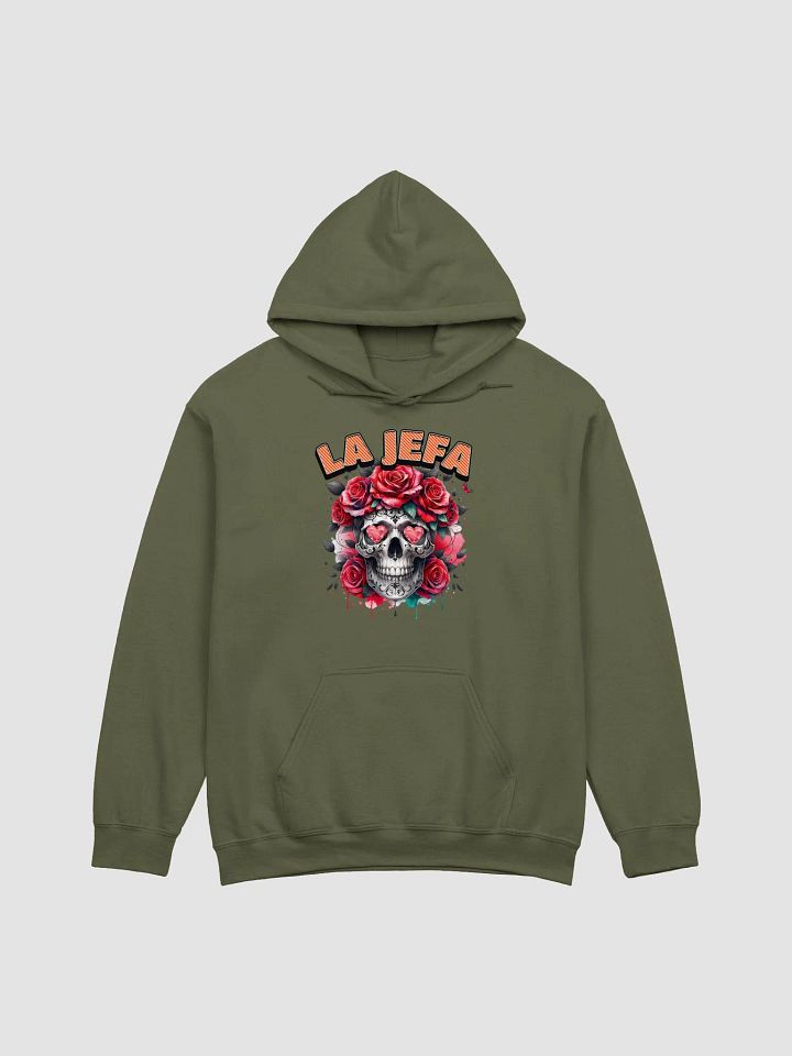 La Jefa Skull The Boss Rose Hoodie product image (11)