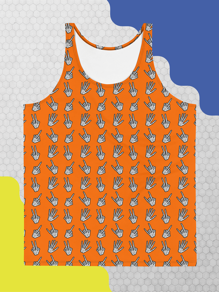 Bone Zone pattern tank top product image (1)