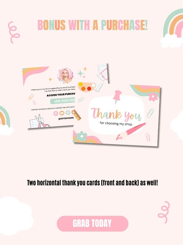 Whimsical MRR/PLR Etsy Receipt Banners product image (4)