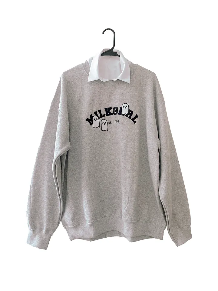 spooky school crewneck // black product image (1)