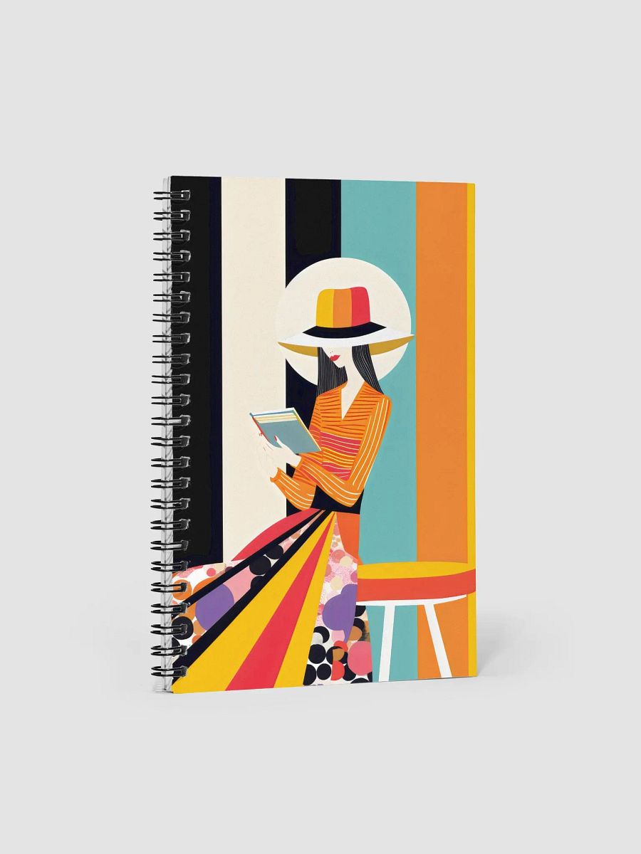 Fashionable Reader Spiral Notebook product image (1)