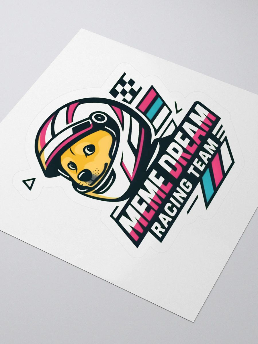 Racing Pup Kiss Cut Stickers product image (12)