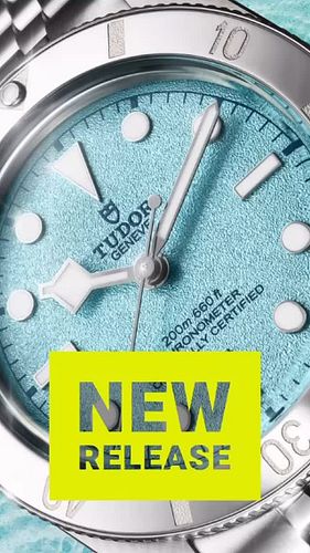 Tudor has just released The Black Bay 54 “Lagoon Blue”

It’s 37mm with a sand-textured blue dial, mirror-polished bezel, 200m...