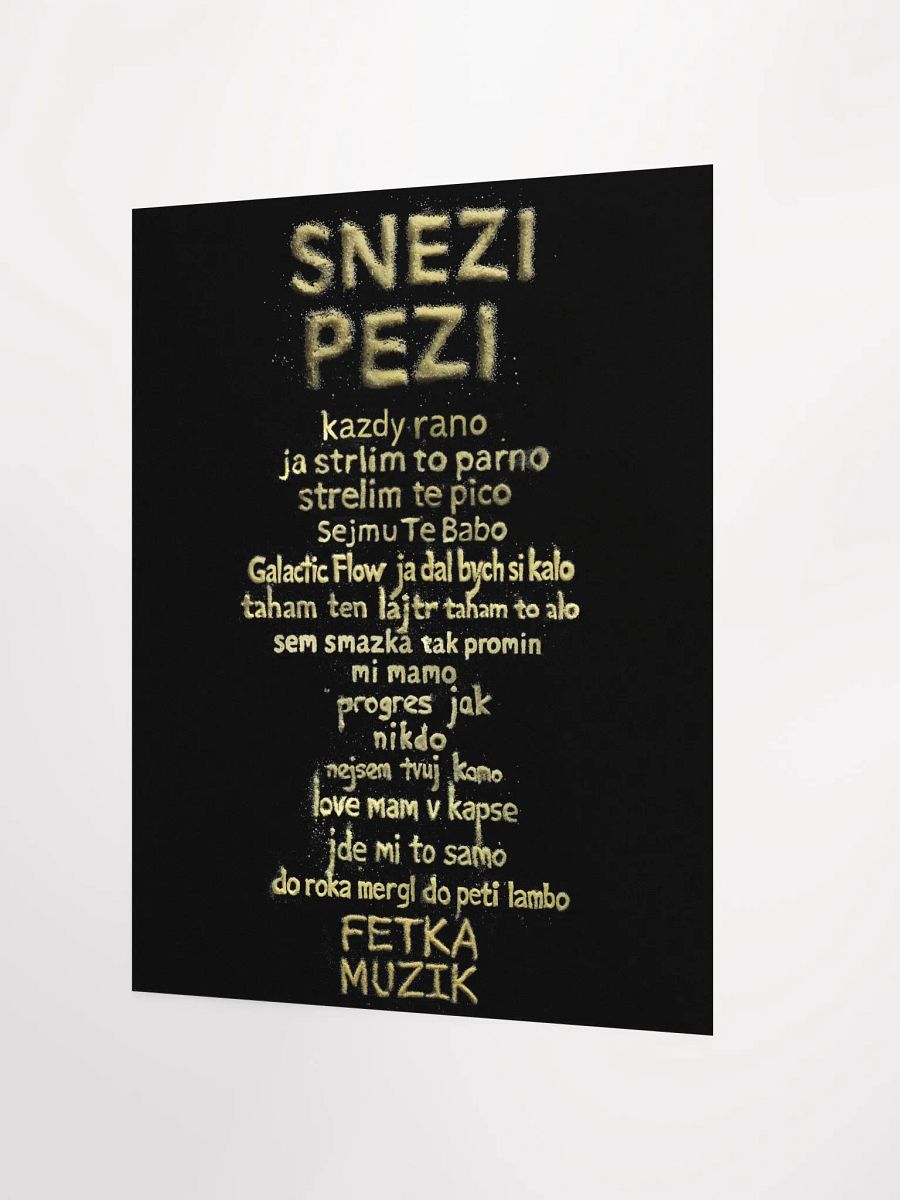 SNEZI PEZI POSTER product image (2)