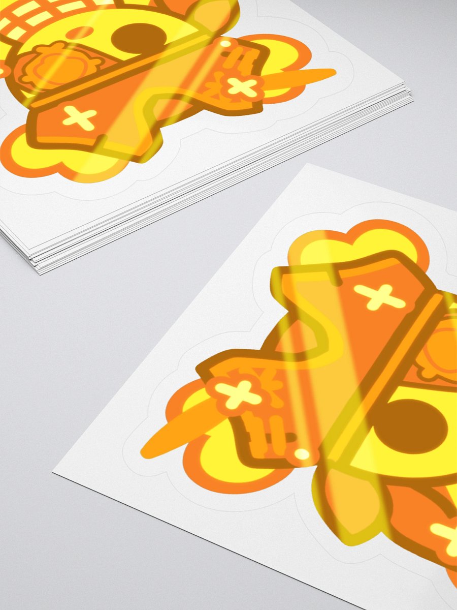Sinclaire Pirates Sticker (Gold) product image (12)