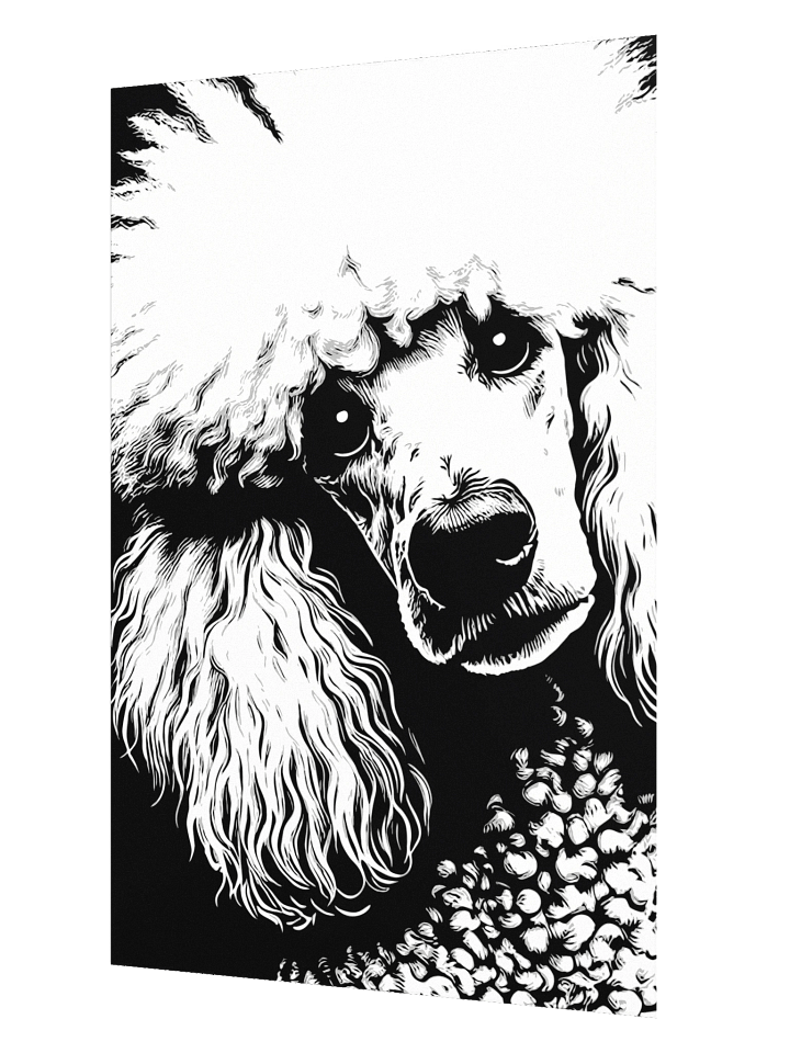 Pop Art Poodle Print / Frame Not Included product image (2)